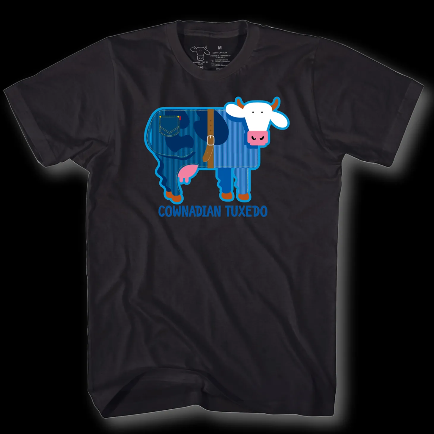 COWnadian Tuxedo Adult/Youth/Kids T