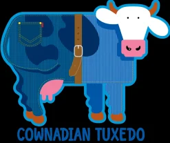 COWnadian Tuxedo Adult/Youth/Kids T