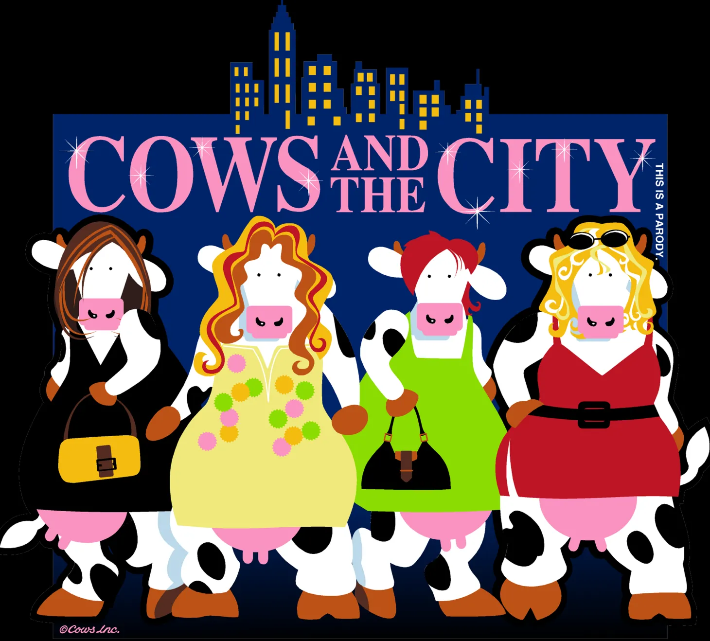 COWS and the City COWS Classic Adult T