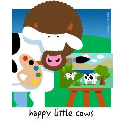 Happy Little COWS Adult/Youth/Kids T