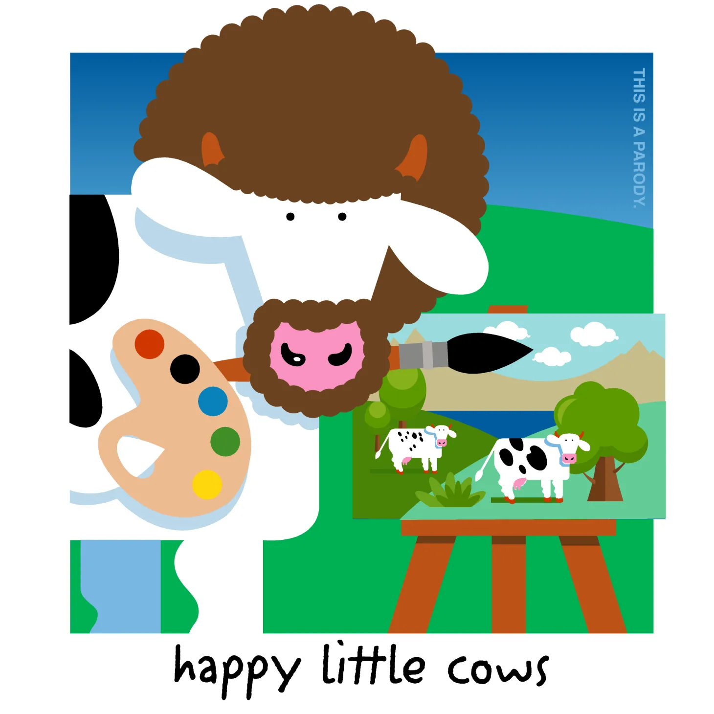 Happy Little COWS Adult/Youth/Kids T