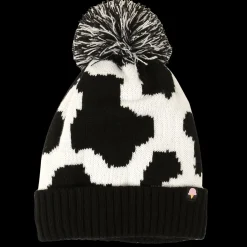 Kids Black and White Spotted Toque