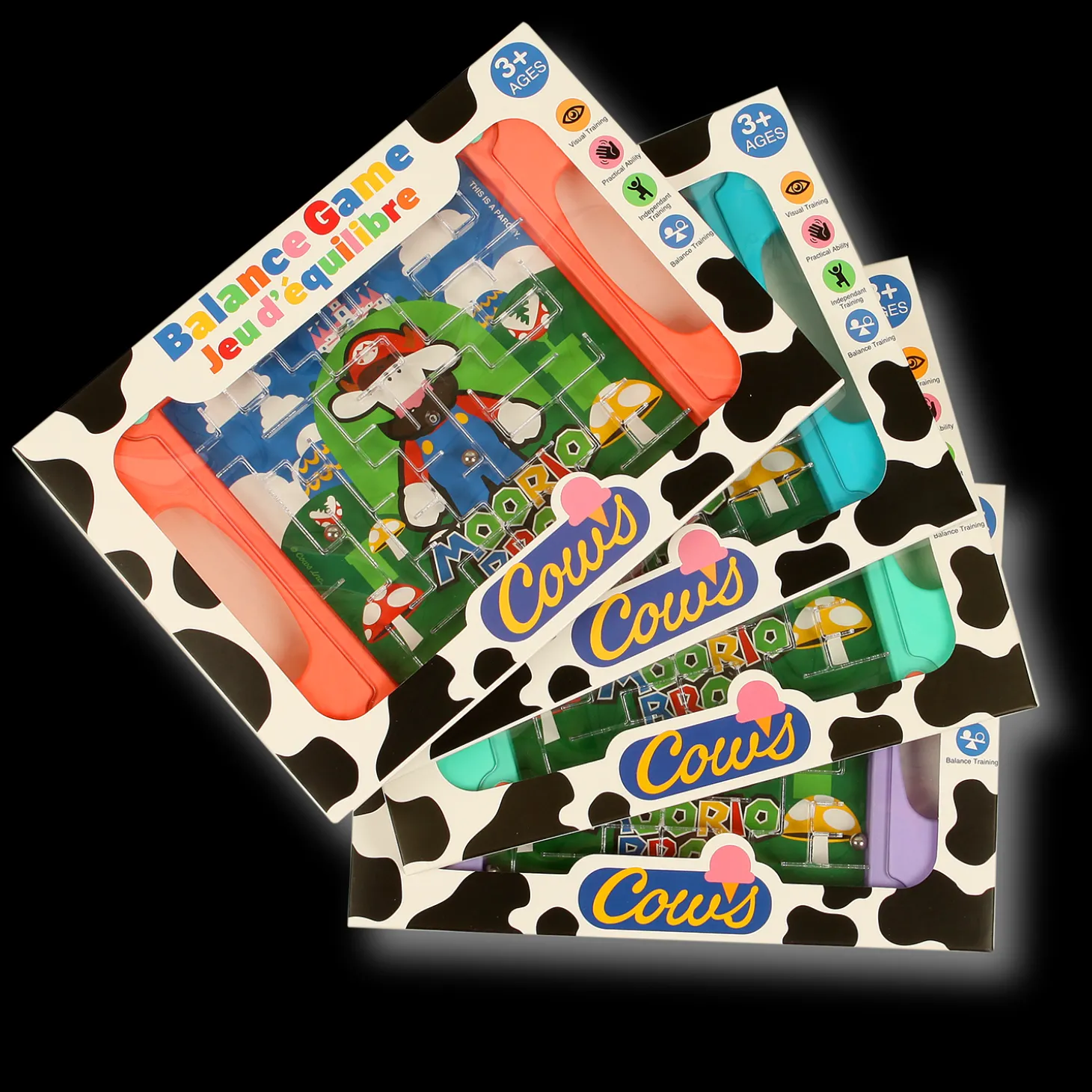 MOOrio Bros Balance/Maze Game