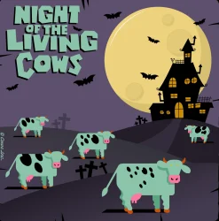 Night of the Living COWS Classic T
