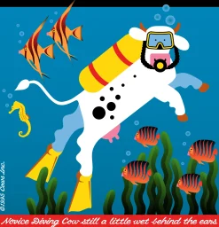 Scuba Dive COWS Classic T