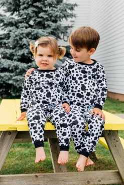 Spotted 2 Piece PJ Set - Kids/Youth