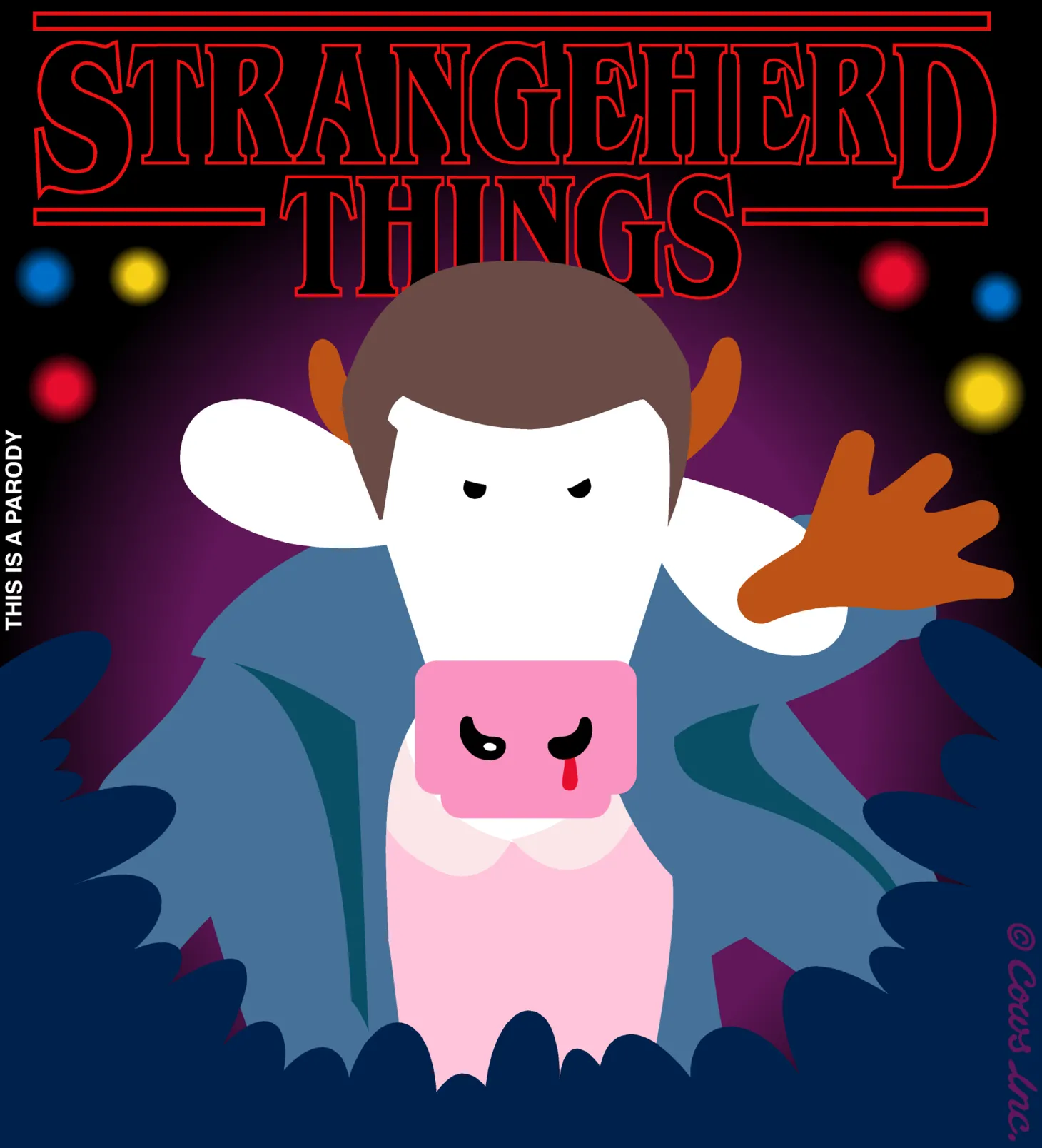 StrangeHERD Things COWS Classic T